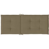  Jastuci za stolice 4 kom prošarano smeđesivi 120x50x4cm tkanina | shoptok.hr