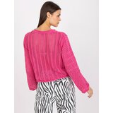 RUE PARIS Sweater-LC-SW-0228.21P-Dark Pink | Shoptok.si