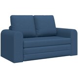 vidaXL Floor Sofa Bed 2-v-1 Modra 148x71x83 cm Tkanina Cene