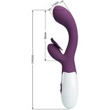 Pretty Love Butterfly Kiss Rabbit Vibrator Purple | Shoptok.si