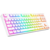 Rampage Tastatura gaming KB-R136 GHOST Mechanical White Type-C red switch US Layout RGB pudding keycaps, 36816 | Eponuda.ba