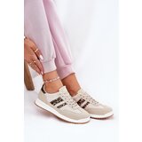 Boto EVENTO Women's Sneakers Made Of Eco Suede Leopard Beige Marinils | ePonuda.com