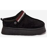Boto Women's Low Snow Boots With Moving Strap And Embroidery On Platform Black Lyrisse | shoptok.hr