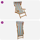  Ležaljka 2 pcs 3 Pozicija Čvrsto drvo eukaliptusa Šareni | shoptok.hr