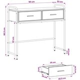  Konzolna stolica Dimljeni hrast 90 x 33 x 80 5 cm - Dimljeni hrast | shoptok.hr