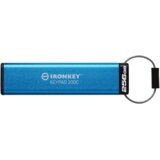 Kingston Technology IronKey Keypad 200 USB izbrisivi memorijski pogon 256 GB USB Tip-A 3.2 Gen 1 (3.1 Gen 1) Plavo | shoptok.hr