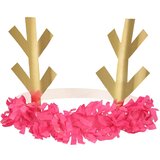 Meri Meri set 8 otroških okrasnih trakov za na glavo reindeer fringe antler | Shoptok.si