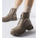 Gemre Gray-brown insulated work boots Cunningham | shoptok.hr