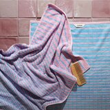 JUNA Plavi/ružičasti ručnik od mješavine bambusa od frotira 50x100 cm Nuance – | shoptok.hr