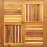 Stolna ploča 70x70x2 cm četvrtasta od masivnog drva bagrema | shoptok.hr