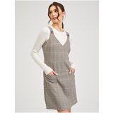 Orsay Brown checkered dress - Ladies Cijene
