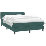 Box spring postelja z vzmetnico temno zelena 160x220 cm žamet, (22011511) | Shoptok.si
