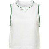 Reebok Športni top travnato zelena / bela | Shoptok.si