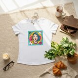  pop art strukirana majica pastelno zelena | Eponuda.com