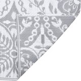 Vanjski tepih ARAKIL svijetlo siva 140x200 cm PP | shoptok.hr