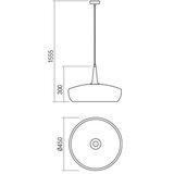  Redo 01-1615 - Luster na sajli AGADIR 1xE27/42W/230V | Eponuda.com