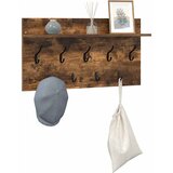  Vješalica za kapute na zidu Dimljeni hrast 80 x 40 x 12 cm | shoptok.hr