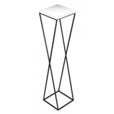  Stalak za cveće LOFT 100x24 cm crna/bela | Eponuda.com