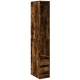  Ormar boja dimljenog hrasta 30x50x200 cm od konstruiranog drva | shoptok.hr
