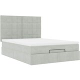  Otomanski krevet s madracima i LED 140x200 cm baršunasti | shoptok.hr