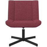  Stolica na kotačiće Vinska crvena 63 x 75 x 76 cm tkanina | shoptok.hr
