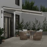 Tenda na automatsko uvlačenje LED antracit i bijela 400x350 cm | shoptok.hr