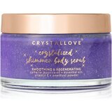 Crystallove Amethyst Shimmer Body Scrub piling za tijelo svjetlucavi 200 g | shoptok.hr