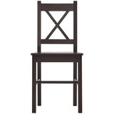  Jedilna garnitura 7-delna borovina temno rjava | Shoptok.si