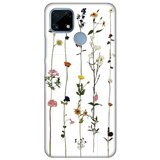Telempire Silikonska maska Print Skin za Realme C25 Flower Deer providna