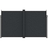  Bočna tenda na uvlačenje crna 200 x 1200 cm | shoptok.hr