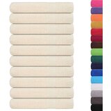 vidaXL Ručnici 10 kom krem 100 x 200 cm 360 gsm od 100 % pamuka | shoptok.hr
