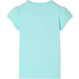  Dječja majica svijetla boja mente 116 | shoptok.hr
