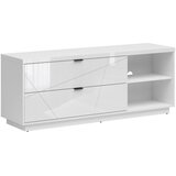 XORA nizka omarica bela, bela, visoki sijaj | Shoptok.si