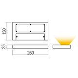  Redo 01-3016 - LED zidno svetlo LAMINA 2xLED/15W/230V CRI 90 crna | Eponuda.com