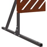  Zaslon za privatnost 100 x 50 x 180 cm Otporni čelik Rđa | Eponuda.com