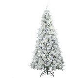 vidaXL Umjetno božićno drvce s nogom s stalakom Zelena 180 cm PE i PVC | shoptok.hr