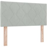  Podesivi krevet s madracem Svjetlosiva 120 x 190 cm Baršun - Svjetlosiva 120 x 190 cm Dizajn s rombovima | shoptok.hr