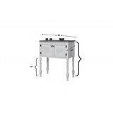 Hanah home komoda ada dresser red | ePonuda.com
