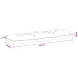  Jastučić za klupu VIANEN 100% poliester Crna 120 x 30 x 12 cm - Crna 120 x 30 x 12 cm | shoptok.hr