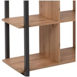 MID.YOU regal 107/145/39 cm antracit, barve hrasta | Shoptok.si