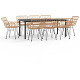  9-dijelni vrtni blagovaonski set od poliratana | Eponuda.com