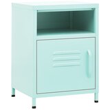 Maison Chic Nočna omarica - Nočna miza mint zelena 35x35x51 cm jeklo, (21688724) Cene