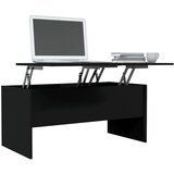  Stolić za kavu crni 102x50,5x46,5 cm od konstruiranog drva | shoptok.hr