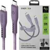 Energea FLOW USB-C V USB-C KABEL 1,5M 240W 5A PD FAST CHARGE VIJOLIČEN, (21980596) | Shoptok.si