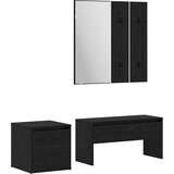  Set namještaja za predsoblje 3 pcs Crni hrast 80 x 31 x 40 cm | Eponuda.ba