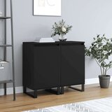 vidaXL Komode 2 kom crne 40 x 35 x 70 cm od konstruiranog drva | shoptok.hr