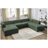 Bobochic Paris Zelena kutna garnitura (s desnim kutom/u obliku slova "U") Megeve – | shoptok.hr