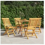  Sklopive vrtne stolice 4 kom 47x63x90 cm od masivne tikovine | shoptok.hr