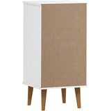  Ladičar MOLDE bijeli 40x35x82 cm od masivne borovine | shoptok.hr
