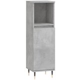 Maison Chic Kopalniška omarica - Kopalniški kabinet betonsko siva 30x30x100 cm inženirski les, (21794645) Cene